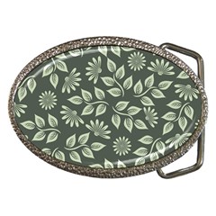 Flowers Pattern Spring Nature Belt Buckles by Pakrebo