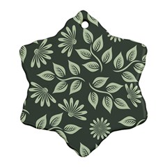 Flowers Pattern Spring Nature Ornament (snowflake)