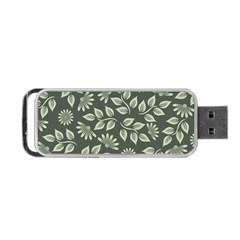 Flowers Pattern Spring Nature Portable Usb Flash (two Sides) by Pakrebo