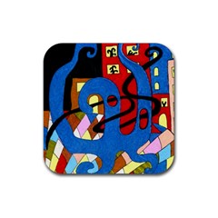 Creativeness Art Illustration Rubber Coaster (square)  by Pakrebo