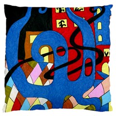 Creativeness Art Illustration Large Cushion Case (two Sides) by Pakrebo