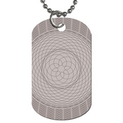 Certificate Rosette Diploma Design Dog Tag (one Side) by Pakrebo