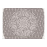 Certificate Rosette Diploma Design Double Sided Flano Blanket (Mini)  35 x27  Blanket Back