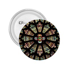 Church Window Rosette Glass Window 2 25  Buttons by Pakrebo