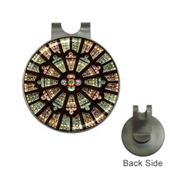 Church Window Rosette Glass Window Hat Clips With Golf Markers by Pakrebo