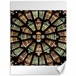 Church Window Rosette Glass Window Canvas 36  x 48  35.26 x46.15  Canvas - 1