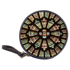 Church Window Rosette Glass Window Classic 20-cd Wallets by Pakrebo