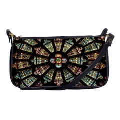 Church Window Rosette Glass Window Shoulder Clutch Bag by Pakrebo