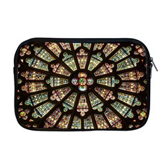 Church Window Rosette Glass Window Apple Macbook Pro 17  Zipper Case by Pakrebo