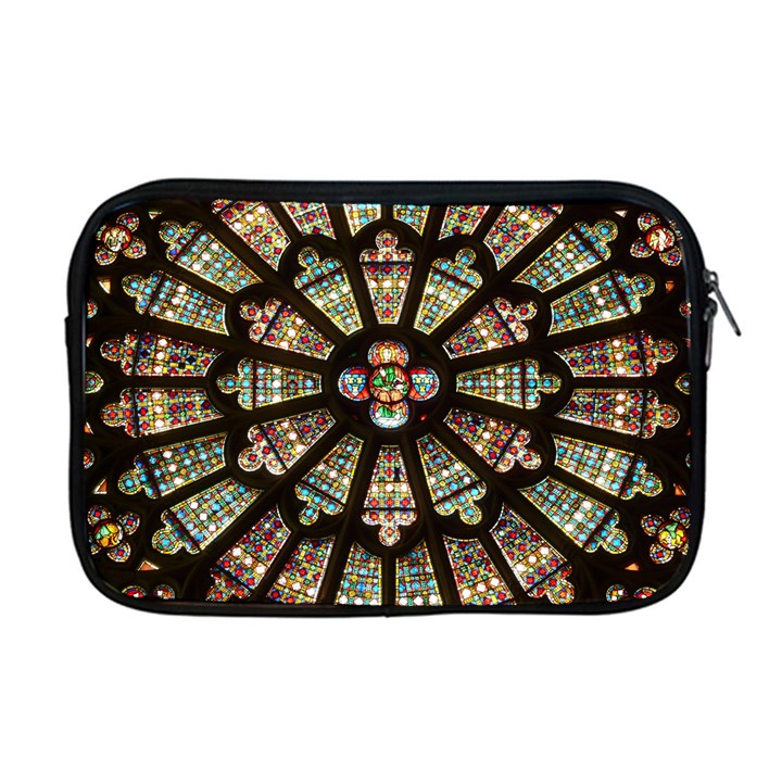 Church Window Rosette Glass Window Apple MacBook Pro 17  Zipper Case