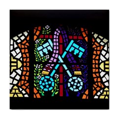 Mosaic Window Rosette Church Glass Tile Coasters by Pakrebo