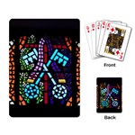 Mosaic Window Rosette Church Glass Playing Cards Single Design Back