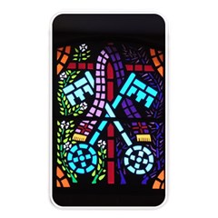 Mosaic Window Rosette Church Glass Memory Card Reader (rectangular) by Pakrebo