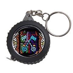 Mosaic Window Rosette Church Glass Measuring Tape by Pakrebo