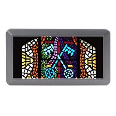 Mosaic Window Rosette Church Glass Memory Card Reader (mini) by Pakrebo