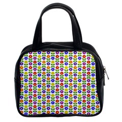 Flowers Colors Colorful Flowering Classic Handbag (two Sides) by Pakrebo