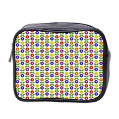 Flowers Colors Colorful Flowering Mini Toiletries Bag (two Sides) by Pakrebo