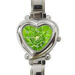 Wurz Houseleek Turmeric Plant Heart Italian Charm Watch Front