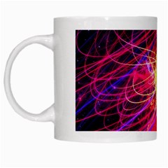 Abstract Cosmos Space Particle White Mugs by Pakrebo