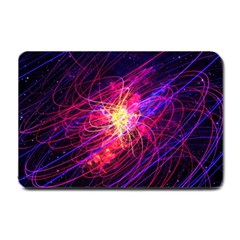 Abstract Cosmos Space Particle Small Doormat  by Pakrebo