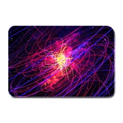 Abstract Cosmos Space Particle Plate Mats by Pakrebo