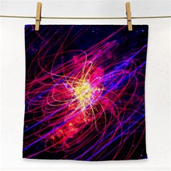 Abstract Cosmos Space Particle Face Towel by Pakrebo