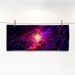 Abstract Cosmos Space Particle Hand Towel by Pakrebo