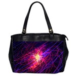 Abstract Cosmos Space Particle Oversize Office Handbag (2 Sides) Front