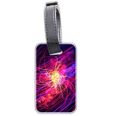 Abstract Cosmos Space Particle Luggage Tags (two Sides) by Pakrebo