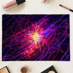 Abstract Cosmos Space Particle Cosmetic Bag (xxl) by Pakrebo