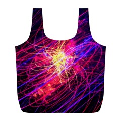 Abstract Cosmos Space Particle Full Print Recycle Bag (l) by Pakrebo