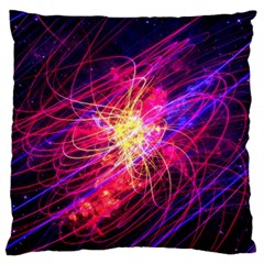 Abstract Cosmos Space Particle Standard Flano Cushion Case (one Side) by Pakrebo