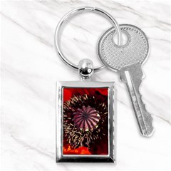 Ornamental Poppies Half Rosette Plant Key Chains (rectangle)  by Pakrebo