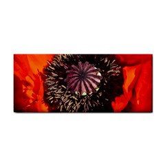 Ornamental Poppies Half Rosette Plant Hand Towel by Pakrebo