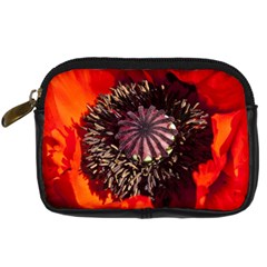 Ornamental Poppies Half Rosette Plant Digital Camera Leather Case by Pakrebo