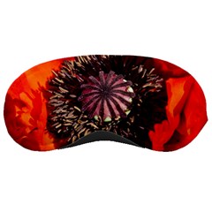 Ornamental Poppies Half Rosette Plant Sleeping Masks by Pakrebo