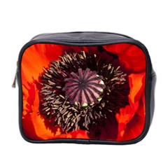 Ornamental Poppies Half Rosette Plant Mini Toiletries Bag (two Sides) by Pakrebo