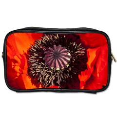 Ornamental Poppies Half Rosette Plant Toiletries Bag (two Sides) by Pakrebo