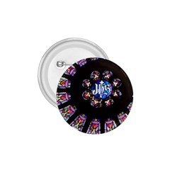 Rosette Stained Glass Window Church 1 75  Buttons by Pakrebo