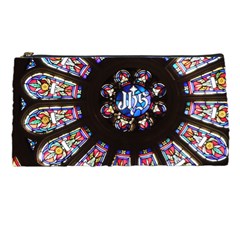 Rosette Stained Glass Window Church Pencil Cases by Pakrebo