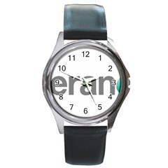 Theranos Logo Round Metal Watch by milliahood