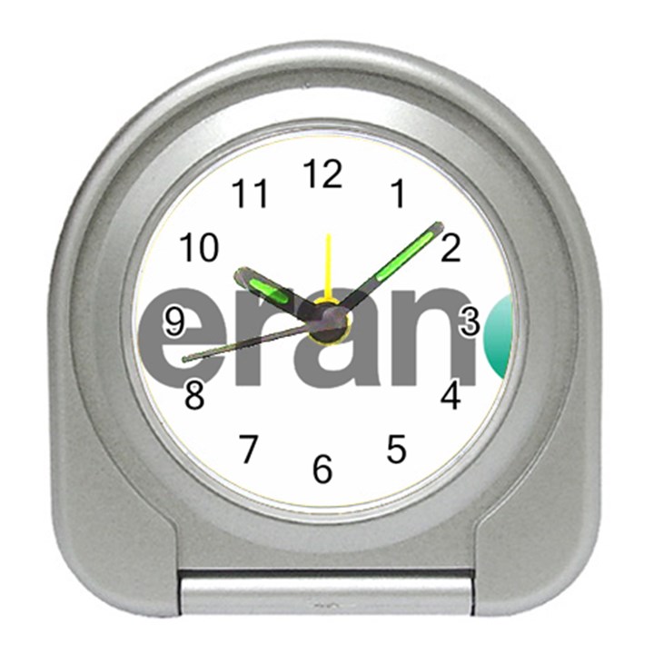 Theranos Logo Travel Alarm Clock