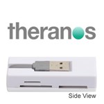 Theranos Logo Memory Card Reader (Stick) Front