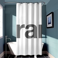 Theranos Logo Shower Curtain 36  X 72  (stall)  by milliahood