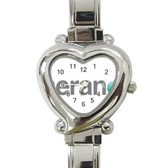 Theranos Logo Heart Italian Charm Watch by milliahood