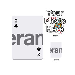 Theranos Logo Playing Cards Double Sided (mini) by milliahood