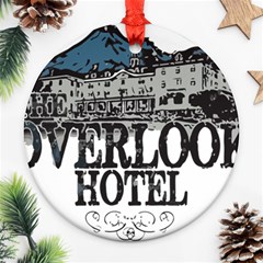 The Overlook Hotel Merch Ornament (round) by milliahood