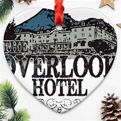 The Overlook Hotel Merch Ornament (heart) by milliahood