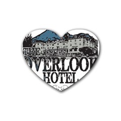 The Overlook Hotel Merch Rubber Coaster (heart) 