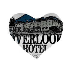 The Overlook Hotel Merch Standard 16  Premium Heart Shape Cushions